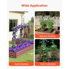 image:imageVEVOR Garden Stakes 25 Pack 7087 inch Plastic Coated Metal Tomato Stakes Garden Sticks for Plants Support with Pointed End and NonSlip Bumps for Growing Climbing Plants Outdoor Vegetables12m11mm