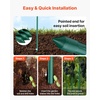 image:imageVEVOR Garden Stakes 25 Pack 7087 inch Plastic Coated Metal Tomato Stakes Garden Sticks for Plants Support with Pointed End and NonSlip Bumps for Growing Climbing Plants Outdoor Vegetables24m20mm