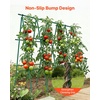 image:imageVEVOR Garden Stakes 25 Pack 7087 inch Plastic Coated Metal Tomato Stakes Garden Sticks for Plants Support with Pointed End and NonSlip Bumps for Growing Climbing Plants Outdoor Vegetables12m11mm
