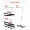 image:imageVEVOR Lawn Leveling Rake 36x10 Level Lawn Tool HeavyDuty Lawn Leveler with 78 Steel Extended Handle Yard Leveling Rake Suit for Garden Golf Lawn Farm103684in with Roller