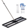 image:imageVEVOR Lawn Leveling Rake 36x10 Level Lawn Tool HeavyDuty Lawn Leveler with 78 Steel Extended Handle Yard Leveling Rake Suit for Garden Golf Lawn Farm103684in with Roller