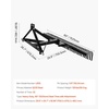 image:imageVEVOR PullBehind Thatch Remover 60 Width 3Point Dethatcher Equipped with 32 Durable Steel Prongs TractorCompatible 3Point Hitch Garden Rake Ideal for Soil Preparation and Grass Maintenance60 3point Dethatcher with Attachments
