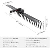 image:imageVEVOR PullBehind Thatch Remover 60 Width 3Point Dethatcher Equipped with 32 Durable Steel Prongs TractorCompatible 3Point Hitch Garden Rake Ideal for Soil Preparation and Grass Maintenance60 Rake without 3Point Attachments