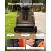 image:imageVEVOR Push Lawn Sweeper 26 in Leaf amp Grass Collector with 7 cu ft Hopper Bag Adjustable Brush Height amp Spinning Brushes Heavy Duty Yard Sweeper with Rubber Wheels for Leaves Grass Cleanup30 inch Upgraded Version