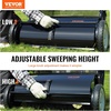 image:imageVEVOR Push Lawn Sweeper 26 in Leaf amp Grass Collector with 7 cu ft Hopper Bag Adjustable Brush Height amp Spinning Brushes Heavy Duty Yard Sweeper with Rubber Wheels for Leaves Grass Cleanup26 inch Classic