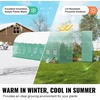 image:imageVEVOR Walkin Tunnel Greenhouse 194x97x74 ft Hoop House Greenhouse Tunnel Plant Hot House with Galvanized Steel Frame Green PE Cover Swing Door and 12 Rollup Windows for OutdoorGreen