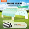 image:imageVEVOR Walkin Tunnel Greenhouse 194x97x74 ft Hoop House Greenhouse Tunnel Plant Hot House with Galvanized Steel Frame Green PE Cover Swing Door and 12 Rollup Windows for OutdoorGreen