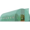 image:imageVEVOR Walkin Tunnel Greenhouse 194x97x74 ft Hoop House Greenhouse Tunnel Plant Hot House with Galvanized Steel Frame Green PE Cover Swing Door and 12 Rollup Windows for OutdoorGreen