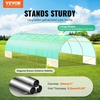 image:imageVEVOR Walkin Tunnel Greenhouse 194x97x74 ft Hoop House Greenhouse Tunnel Plant Hot House with Galvanized Steel Frame Green PE Cover Swing Door and 12 Rollup Windows for OutdoorGreen