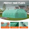 image:imageVEVOR Walkin Tunnel Greenhouse 194x97x74 ft Hoop House Greenhouse Tunnel Plant Hot House with Galvanized Steel Frame Green PE Cover Swing Door and 12 Rollup Windows for OutdoorGreen