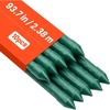 image:imageVEVOR Garden Stakes 25 Pack 7087 inch Plastic Coated Metal Tomato Stakes Garden Sticks for Plants Support with Pointed End and NonSlip Bumps for Growing Climbing Plants Outdoor Vegetables24m20mm