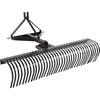 image:imageVEVOR PullBehind Thatch Remover 60 Width 3Point Dethatcher Equipped with 32 Durable Steel Prongs TractorCompatible 3Point Hitch Garden Rake Ideal for Soil Preparation and Grass Maintenance72 Tow Dethatcher with 3point Attachments