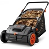 image:imageVEVOR Push Lawn Sweeper 26 in Leaf amp Grass Collector with 7 cu ft Hopper Bag Adjustable Brush Height amp Spinning Brushes Heavy Duty Yard Sweeper with Rubber Wheels for Leaves Grass Cleanup21 inch Classic