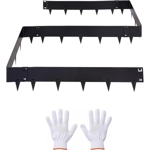 image:imageVEVOR Galvanized Steel Landscape Edging 10Pack 40 x 45 Inch Metal Edging for Landscaping with 11 Mounting Clips Heavy Duty Metal Garden Edge Border for Flower Bed Yard Pathway Black40 L x 815 H 5315in