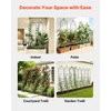 image:imageVEVOR Garden Trellis 87 x 20 inch Rose Trellis 2 Packs Garden Flower Rose Trellises with PowderCoated Finish amp Convenient Locking Design Plant Support Trellises for Flowers Vegetables Roses2 PacksStyle2
