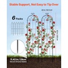 image:imageVEVOR Garden Trellis 87 x 20 inch Rose Trellis 2 Packs Garden Flower Rose Trellises with PowderCoated Finish amp Convenient Locking Design Plant Support Trellises for Flowers Vegetables Roses6 PacksStyle2