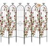 image:imageVEVOR Garden Trellis 87 x 20 inch Rose Trellis 2 Packs Garden Flower Rose Trellises with PowderCoated Finish amp Convenient Locking Design Plant Support Trellises for Flowers Vegetables Roses6 PacksStyle2