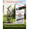 image:imageVEVOR Garden Trellis 87 x 20 inch Rose Trellis 2 Packs Garden Flower Rose Trellises with PowderCoated Finish amp Convenient Locking Design Plant Support Trellises for Flowers Vegetables Roses2 PacksStyle2