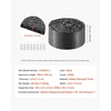 image:imageVEVOR Rubber Mulch Mat Roll 4 Rolls 120 x 45 in Recycled Rubber Permanent Mulch Edging Border NaturalLooking Flower Barrier with Stakes 05 in Thick Cuttable Garden Edgings for Landscaping4packs
