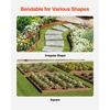 image:imageVEVOR Steel Landscape Edging 10 Packs 40 x 45 in WeatherResistant amp PreRust Metal Landscape Edging Bendable Garden Edging Border Heavy Duty Lawn Edging Flower Bed Yard Pathway DividerUpgraded versionShark Spike