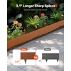 image:imageVEVOR Steel Landscape Edging 10 Packs 40 x 45 in WeatherResistant amp PreRust Metal Landscape Edging Bendable Garden Edging Border Heavy Duty Lawn Edging Flower Bed Yard Pathway DividerUpgraded versionShark Spike
