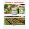 image:imageVEVOR Steel Landscape Edging 10 Packs 40 x 45 in WeatherResistant amp PreRust Metal Landscape Edging Bendable Garden Edging Border Heavy Duty Lawn Edging Flower Bed Yard Pathway DividerUpgraded versionShark Spike