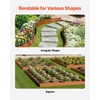 image:imageVEVOR Steel Landscape Edging 10 Packs 40 x 45 in WeatherResistant amp PreRust Metal Landscape Edging Bendable Garden Edging Border Heavy Duty Lawn Edging Flower Bed Yard Pathway DividerUpgraded versionRipple Spike