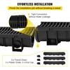 image:imageVEVOR Trench Drain System 5 Pack Channel Drain with Plastic Grate 57 x 31 in HDPE Drainage Trench Black Plastic Garage Floor Waterway 5 x 39 in with 5 End Caps for Garden Driveway3pack 5951in  plastic