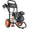 image:imageVEVOR Gas Pressure Washer 2900 PSI and 185 Max GPM Upgrade Aluminum Pump with Spray Gun and Wand 4 Nozzle Set Gas Powered Pressure Washer for Cars Fences Driveways Homes Patios Furniture
