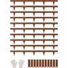 image:imageVEVOR Steel Landscape Edging 10 Packs 40 x 45 in WeatherResistant amp PreRust Metal Landscape Edging Bendable Garden Edging Border Heavy Duty Lawn Edging Flower Bed Yard Pathway DividerUpgraded versionShark Spike