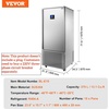 image:imageVEVOR 114 L Blast Chiller 5 Trays Commercial Flash Freezers lt3168Fgt 4 Modes Chest Shock Frozen 304 Stainless Steel Flash Freezer 360 Defrost Blast Chiller with Caster for Seafood Ice Cream370L