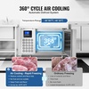 image:imageVEVOR 114 L Blast Chiller 5 Trays Commercial Flash Freezers lt3168Fgt 4 Modes Chest Shock Frozen 304 Stainless Steel Flash Freezer 360 Defrost Blast Chiller with Caster for Seafood Ice Cream80L