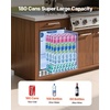 image:imageVEVOR 24Inch Outdoor Beverage Refrigerator 150 QT Builtin Drink Fridge 056 kWhDay EnergyEfficient Cooler with 304 Stainless Steel Door Holds 180 Cans for Outdoor Kitchen Home Bar Patio