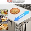 image:imageVEVOR 93W Commercial Refrigerator Pizza Prep Refrigerated Table 193 Ultra Wide Countertop Food Prep Cooler 308 CuFt Single Door Salad Prep Fridge 12 Pans Pizza Make Worktop with Cutting Board28W with 8 Pans