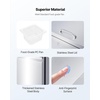 image:imageVEVOR 93W Commercial Refrigerator Pizza Prep Refrigerated Table 193 Ultra Wide Countertop Food Prep Cooler 308 CuFt Single Door Salad Prep Fridge 12 Pans Pizza Make Worktop with Cutting Board48W with 18 Pans
