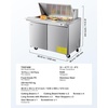 image:imageVEVOR 93W Commercial Refrigerator Pizza Prep Refrigerated Table 193 Ultra Wide Countertop Food Prep Cooler 308 CuFt Single Door Salad Prep Fridge 12 Pans Pizza Make Worktop with Cutting Board48W with 18 Pans