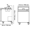 image:imageVEVOR 93W Commercial Refrigerator Pizza Prep Refrigerated Table 193 Ultra Wide Countertop Food Prep Cooler 308 CuFt Single Door Salad Prep Fridge 12 Pans Pizza Make Worktop with Cutting Board28W with 8 Pans