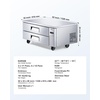 image:imageVEVOR 93W Commercial Refrigerator Pizza Prep Refrigerated Table 193 Ultra Wide Countertop Food Prep Cooler 308 CuFt Single Door Salad Prep Fridge 12 Pans Pizza Make Worktop with Cutting Board52 W Chief Base With 2 Drawers