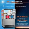 image:imageVEVOR Commercial Slushy Machine 12L  317 Gal Single Tank Cool and Freeze Modes Stainless Steel Margarita Smoothie Frozen Drink Maker Slushie Machine for Party Cafes Restaurants Bars HomeSilver
