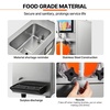 image:imageVEVOR Commercial Slushy Machine 12L  317 Gal Single Tank Cool and Freeze Modes Stainless Steel Margarita Smoothie Frozen Drink Maker Slushie Machine for Party Cafes Restaurants Bars HomeSilver