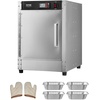 image:imageVEVOR Electric Hot Box Food Warmer 4Tier Commercial Warming Cabinet with Water Tray Glass Door and Adjustable Shelves Stainless Steel Food Warmer Cabinet for Restaurant Kitchen Pizza Chicken4Tier Single Door