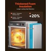 image:imageVEVOR Electric Hot Box Food Warmer 4Tier Commercial Warming Cabinet with Water Tray Glass Door and Adjustable Shelves Stainless Steel Food Warmer Cabinet for Restaurant Kitchen Pizza Chicken4 Tier