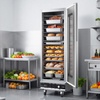 image:imageVEVOR Electric Hot Box Food Warmer 4Tier Commercial Warming Cabinet with Water Tray Glass Door and Adjustable Shelves Stainless Steel Food Warmer Cabinet for Restaurant Kitchen Pizza Chicken16 TierGlass Door