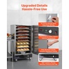 image:imageVEVOR Electric Hot Box Food Warmer 4Tier Commercial Warming Cabinet with Water Tray Glass Door and Adjustable Shelves Stainless Steel Food Warmer Cabinet for Restaurant Kitchen Pizza Chicken8 Tier