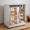 image:imageVEVOR Electric Hot Box Food Warmer 4Tier Commercial Warming Cabinet with Water Tray Glass Door and Adjustable Shelves Stainless Steel Food Warmer Cabinet for Restaurant Kitchen Pizza Chicken5 Tier2 Transparent Doors