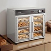 image:imageVEVOR Electric Hot Box Food Warmer 4Tier Commercial Warming Cabinet with Water Tray Glass Door and Adjustable Shelves Stainless Steel Food Warmer Cabinet for Restaurant Kitchen Pizza Chicken4 Tier2 Transparent Doors