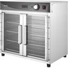 image:imageVEVOR Electric Hot Box Food Warmer 4Tier Commercial Warming Cabinet with Water Tray Glass Door and Adjustable Shelves Stainless Steel Food Warmer Cabinet for Restaurant Kitchen Pizza Chicken4 Tier2 Transparent Doors