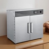 image:imageVEVOR Electric Hot Box Food Warmer 4Tier Commercial Warming Cabinet with Water Tray Glass Door and Adjustable Shelves Stainless Steel Food Warmer Cabinet for Restaurant Kitchen Pizza Chicken4 Tier2 Doors