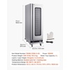 image:imageVEVOR Electric Hot Box Food Warmer 4Tier Commercial Warming Cabinet with Water Tray Glass Door and Adjustable Shelves Stainless Steel Food Warmer Cabinet for Restaurant Kitchen Pizza Chicken16 TierGlass Door