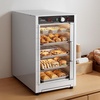 image:imageVEVOR Electric Hot Box Food Warmer 4Tier Commercial Warming Cabinet with Water Tray Glass Door and Adjustable Shelves Stainless Steel Food Warmer Cabinet for Restaurant Kitchen Pizza Chicken5 TierTransparent Door
